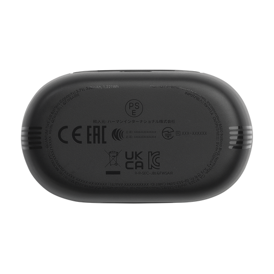 JBL Quantum TWS Air - Black - True wireless gaming earbuds - Bottom image number null